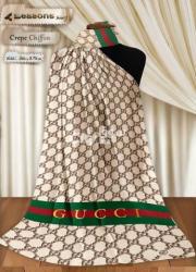 شال كريب شيفون مستورد من مصر - 5