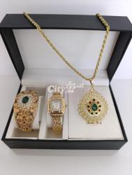 كولي بلدي مكون من سنسلة وساعة و3 براسلي