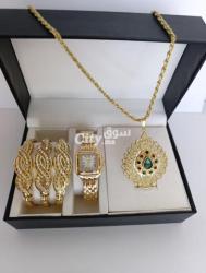 كولي بلدي مكون من سنسلة وساعة و3 براسلي - 3